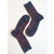 Eton Wool Jacquard Dark navy/burgundy One Size 