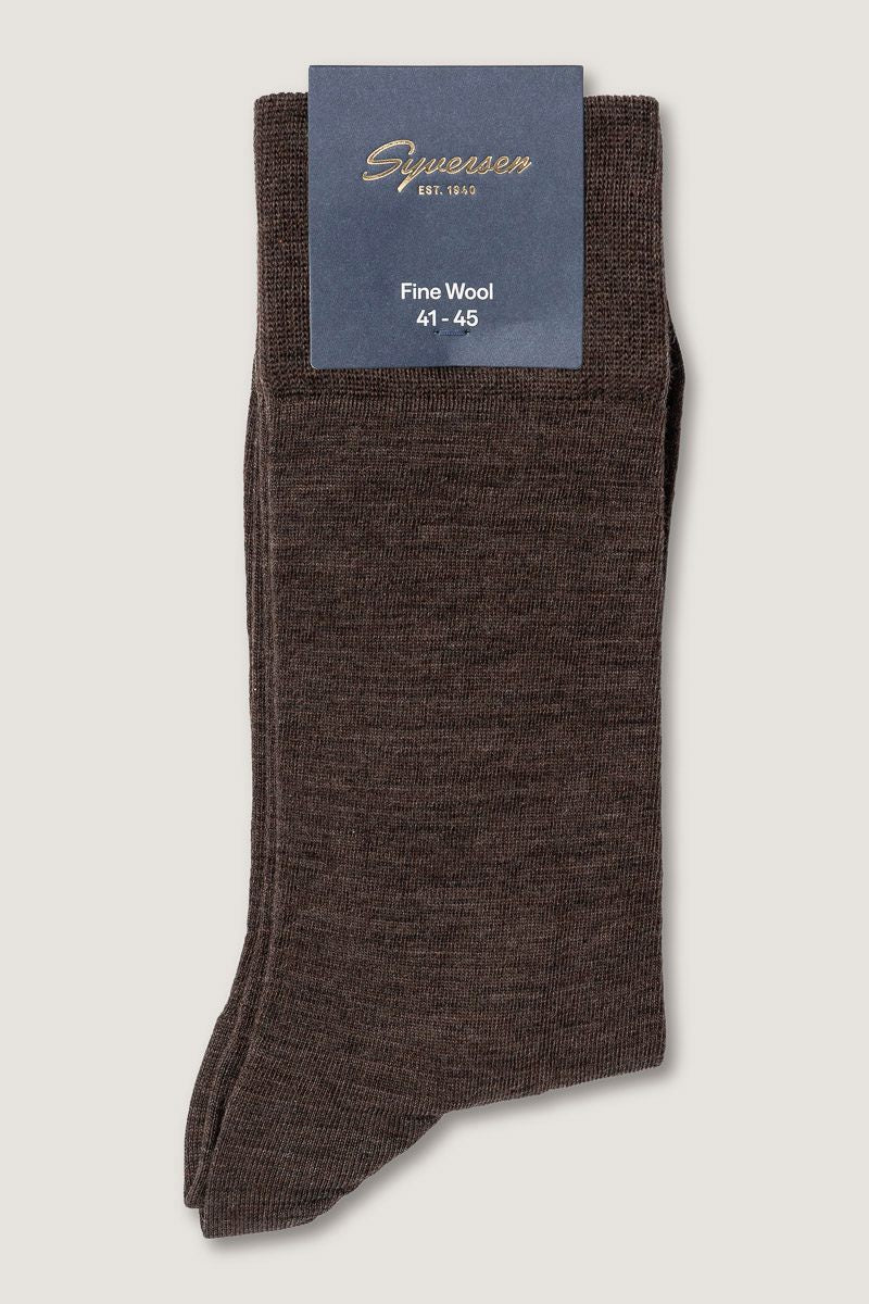 Fine Wool Crew Sock