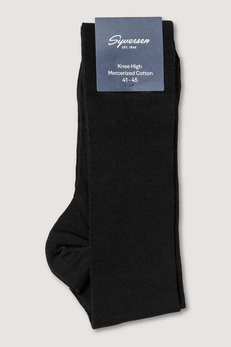 Mercerized Cotton Knee High