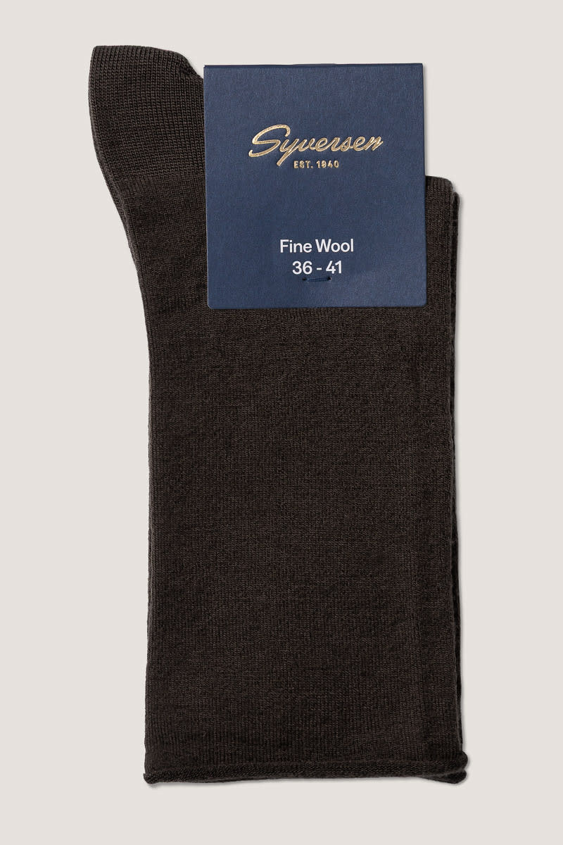 Wool Roll Top W Sock