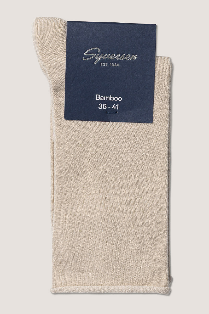 Bamboo Roll Top W Sock