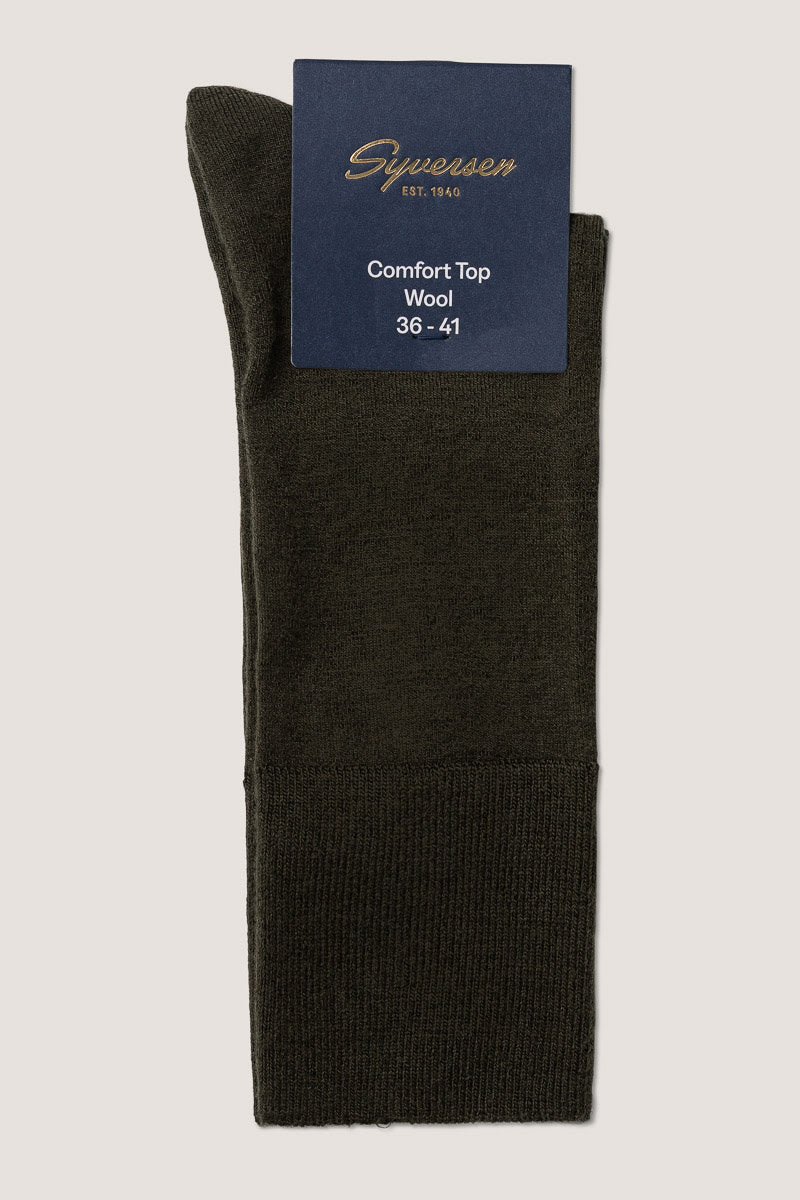 Fine Wool Comfort Top W Sock
