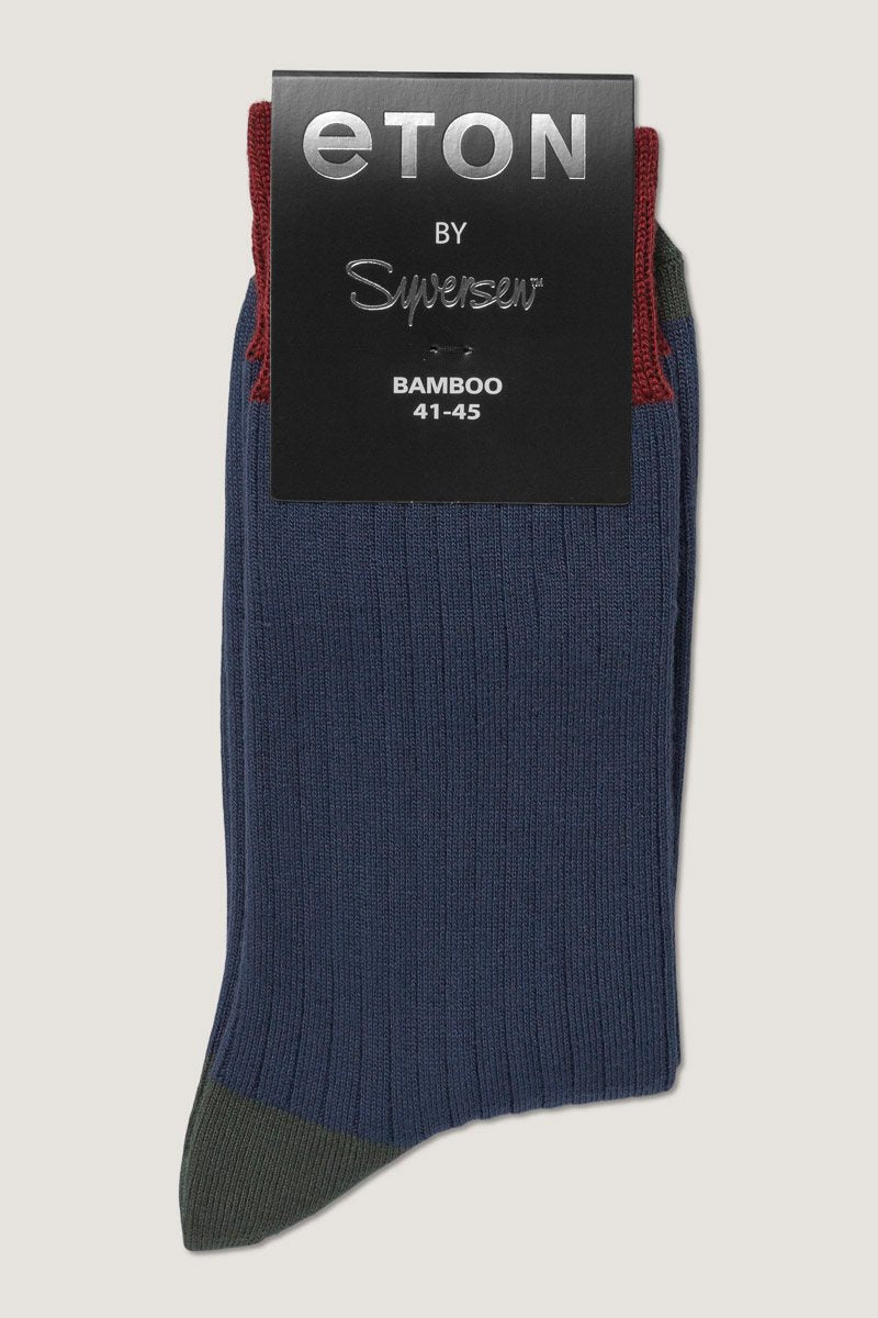 Eton Bamboo Rib Colour Block