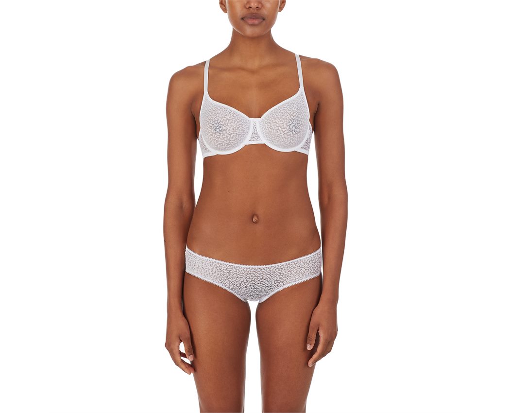 DKNY Women's Modern Lace Unlined Demi Bra, Serenity at  Women's  Clothing store