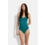 Potenza Solid swimsuit Recycled Deep Jungle 48 