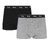 FILA 2pk boxer Black/Grey Large 