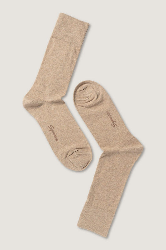 Cotton Cashmere Blend Crew Sock