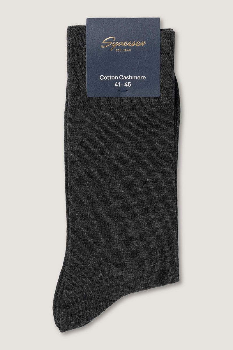 Cotton Cashmere Blend Crew Sock