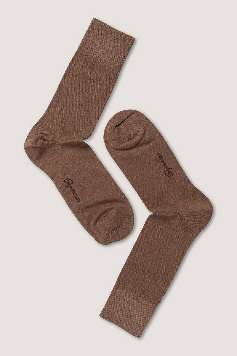 Cotton Cashmere Blend Crew Sock