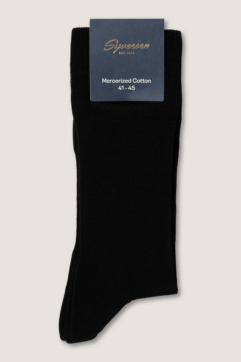 Mercerized Cotton Crew Sock