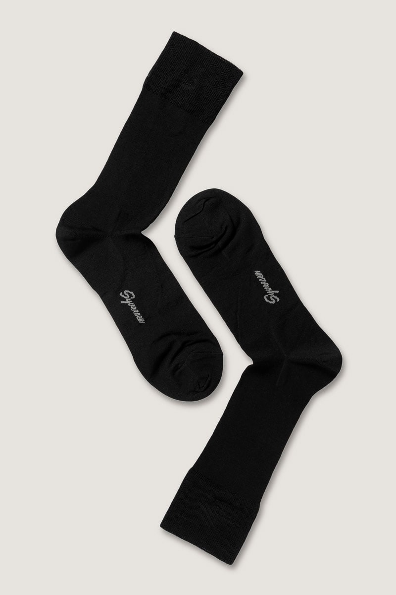 Mercerized Cotton Crew Sock