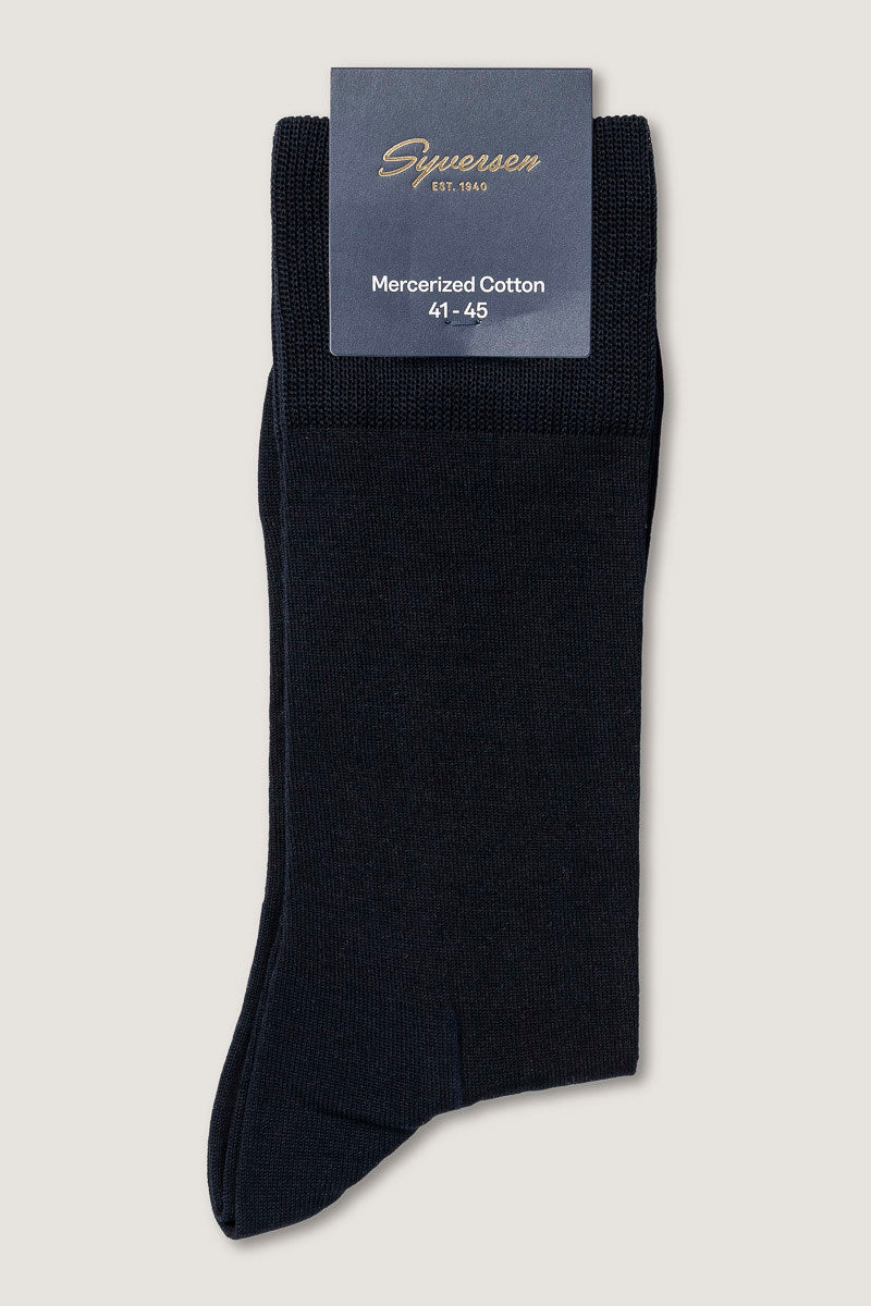 Mercerized Cotton Crew Sock