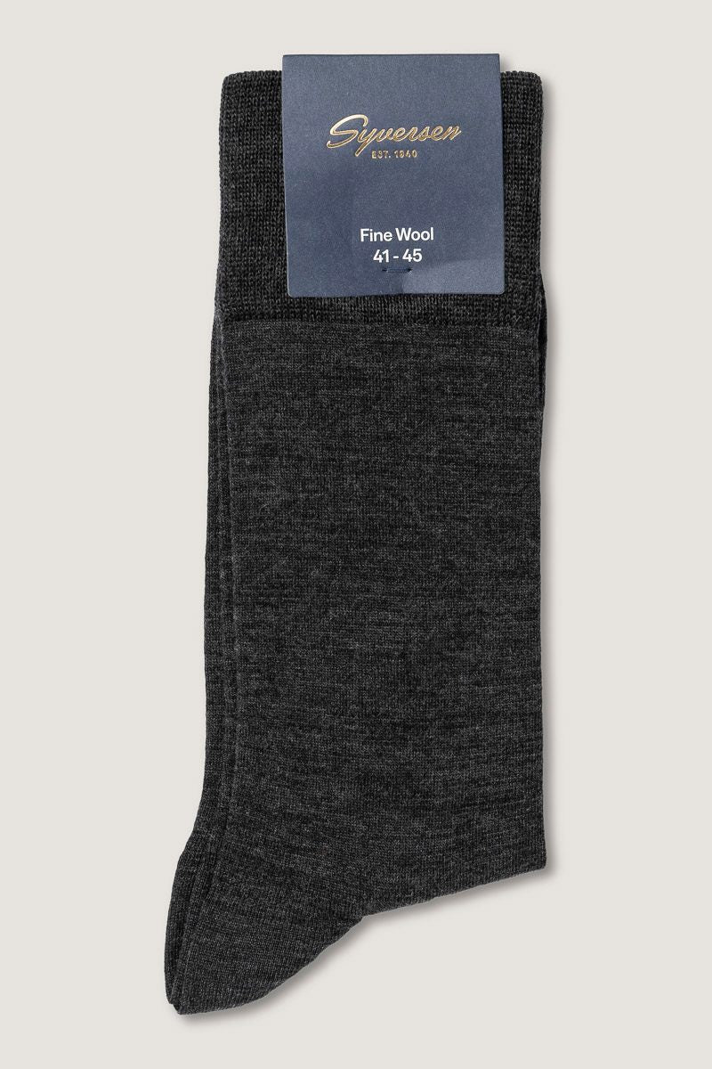 Fine Wool Crew Sock