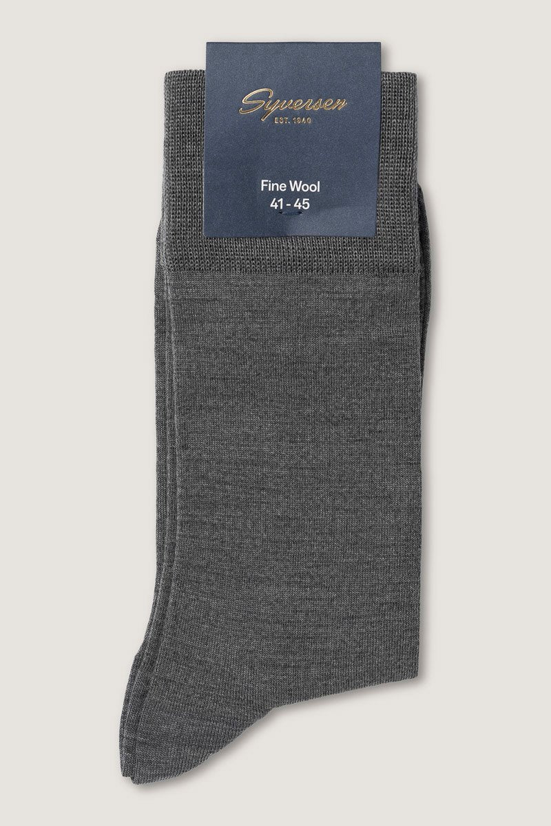 Fine Wool Crew Sock