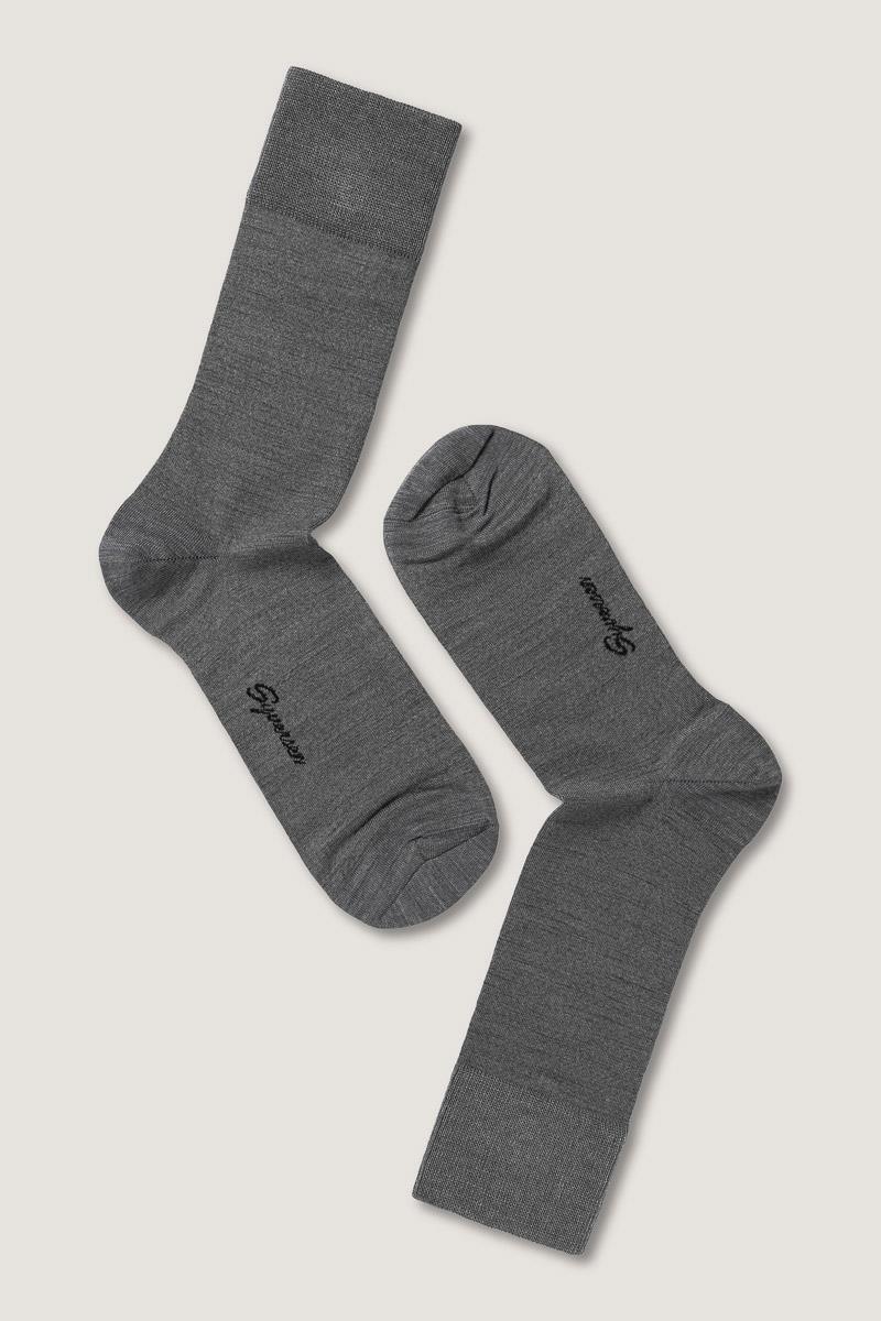 Fine Wool Crew Sock