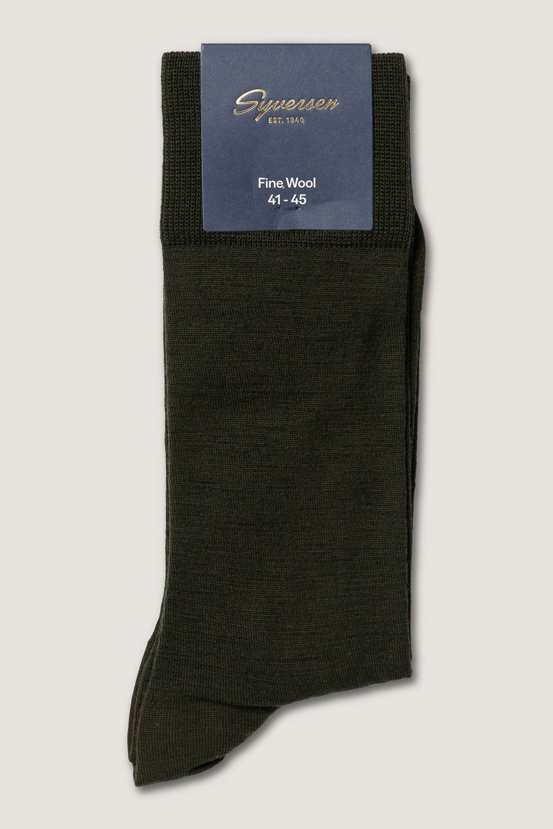 Fine Wool Crew Sock