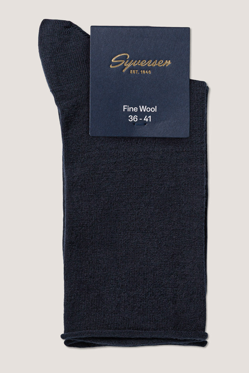 Wool Roll Top W Sock