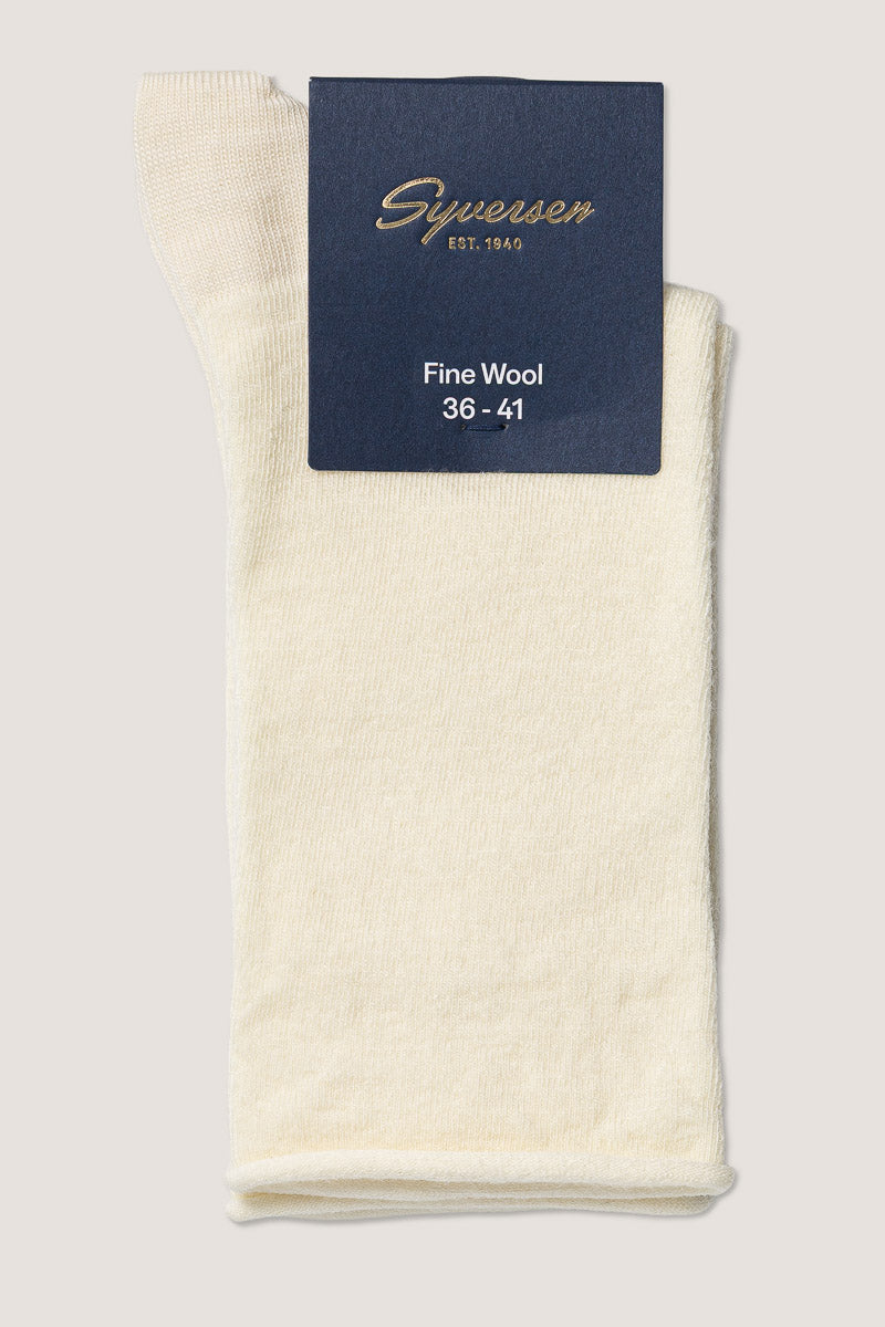 Wool Roll Top W Sock