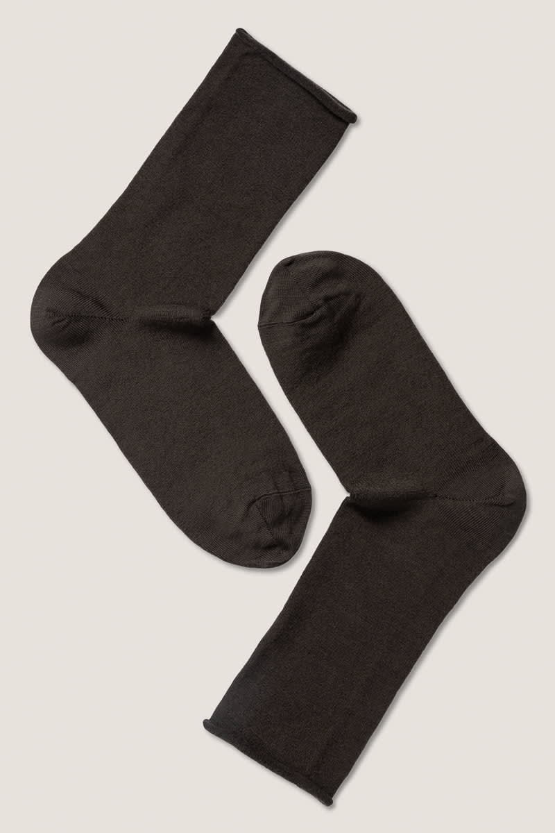Wool Roll Top W Sock