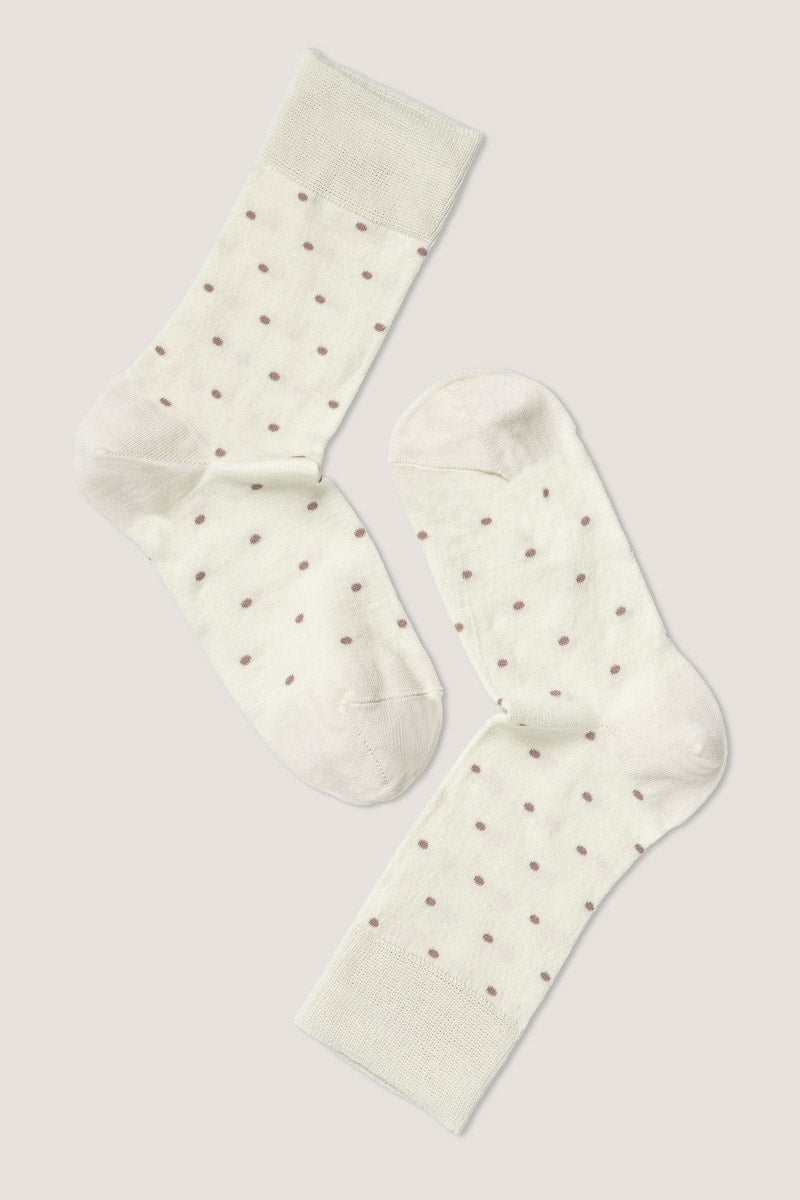 Fine Wool Dots W Sock