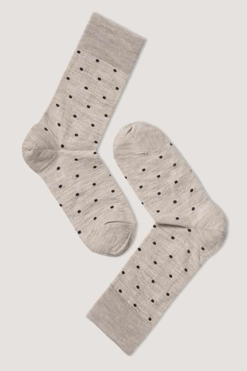 Fine Wool Dots W Sock