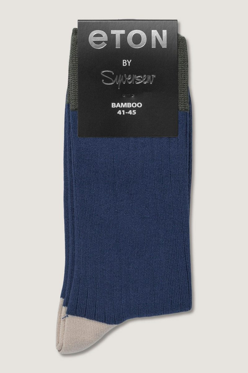 Eton Bamboo Rib Colour Block