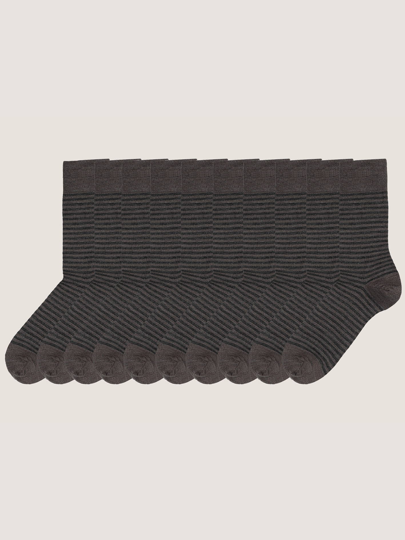 10pk Eton Fine Wool Small Stripes