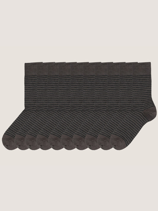 10pk Eton Fine Wool Small Stripes