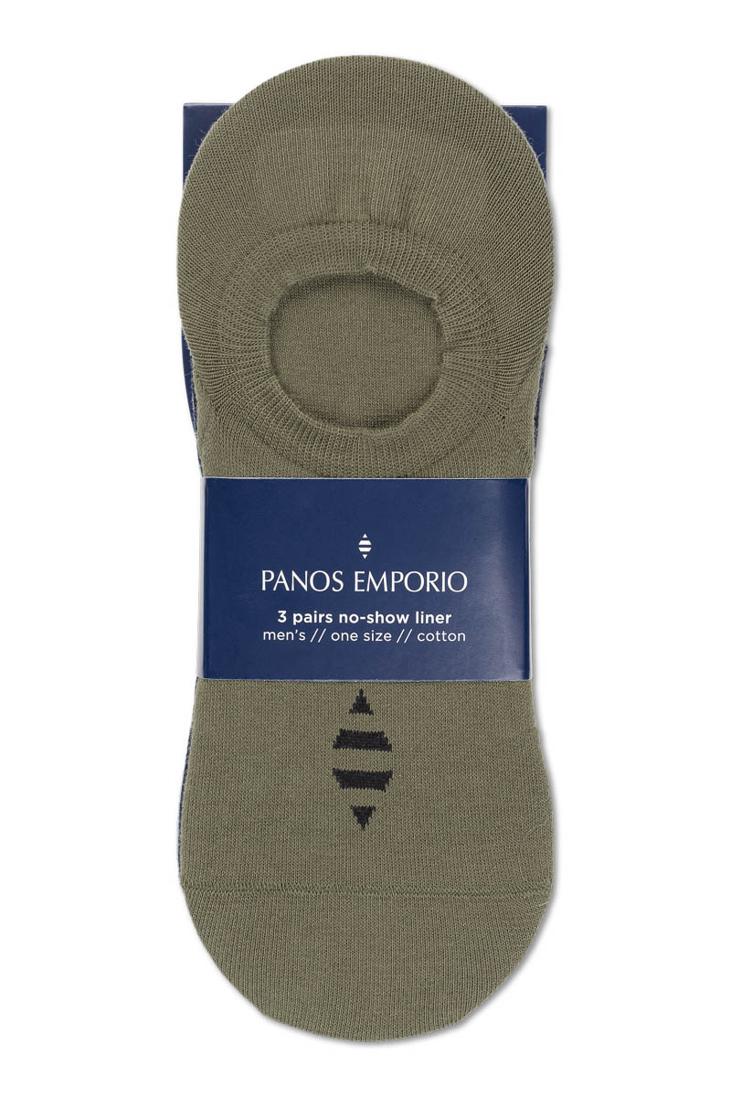 3PK Hans Erik Cotton Logo Liner